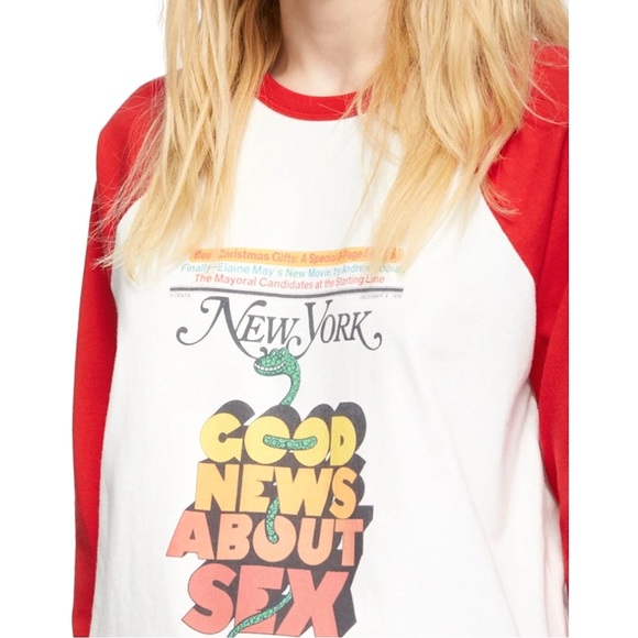 MARC JACOBS New York Magazine Edition “The Baseball T-Shirt” Raglan L/S Tee, S - Picture 11 of 16